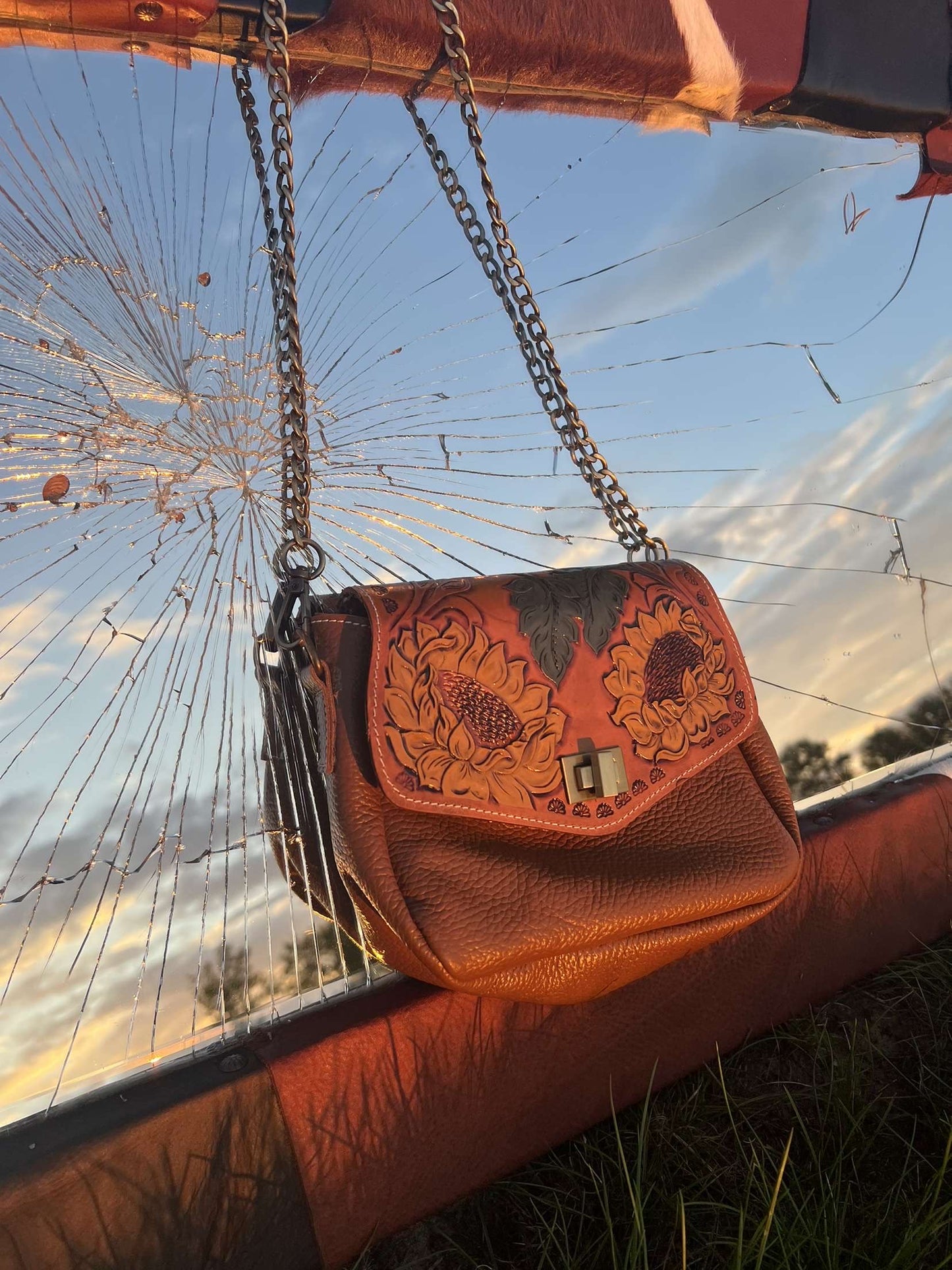 Sunflower purse