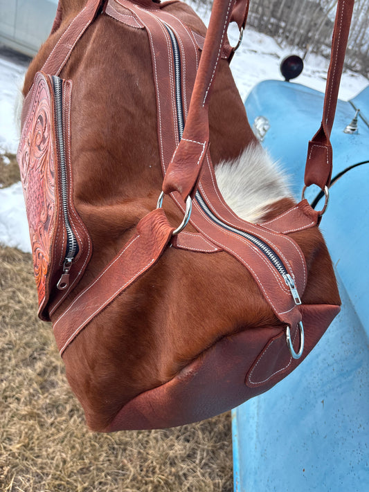 Cowhide leather bag