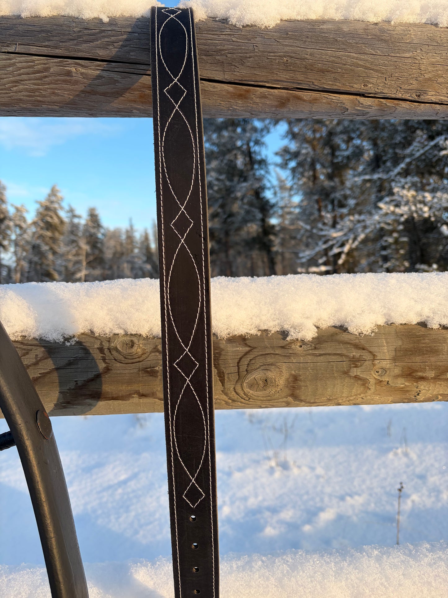 Colour Reversible Boot Stitch Belt