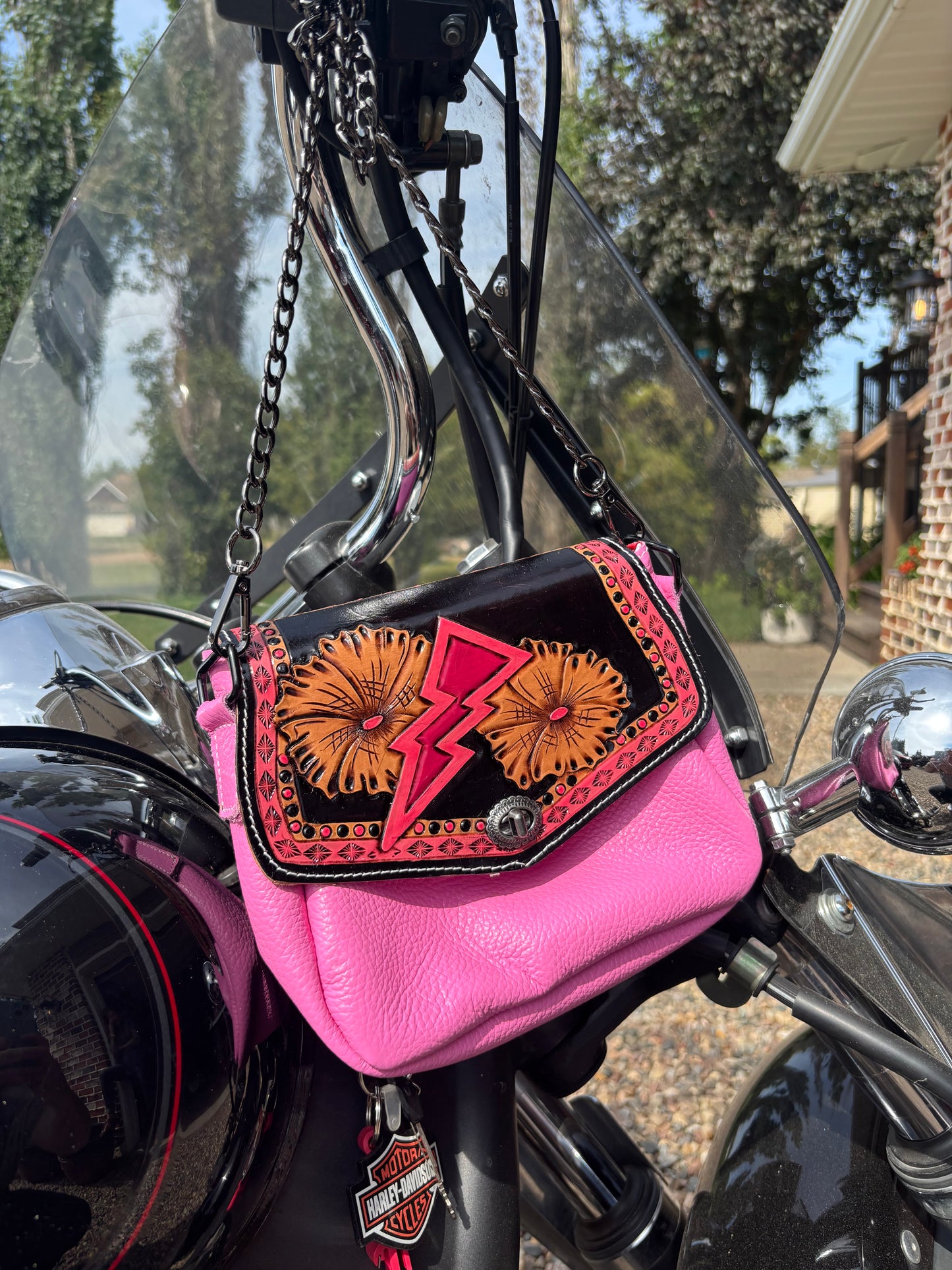 Pink and Black