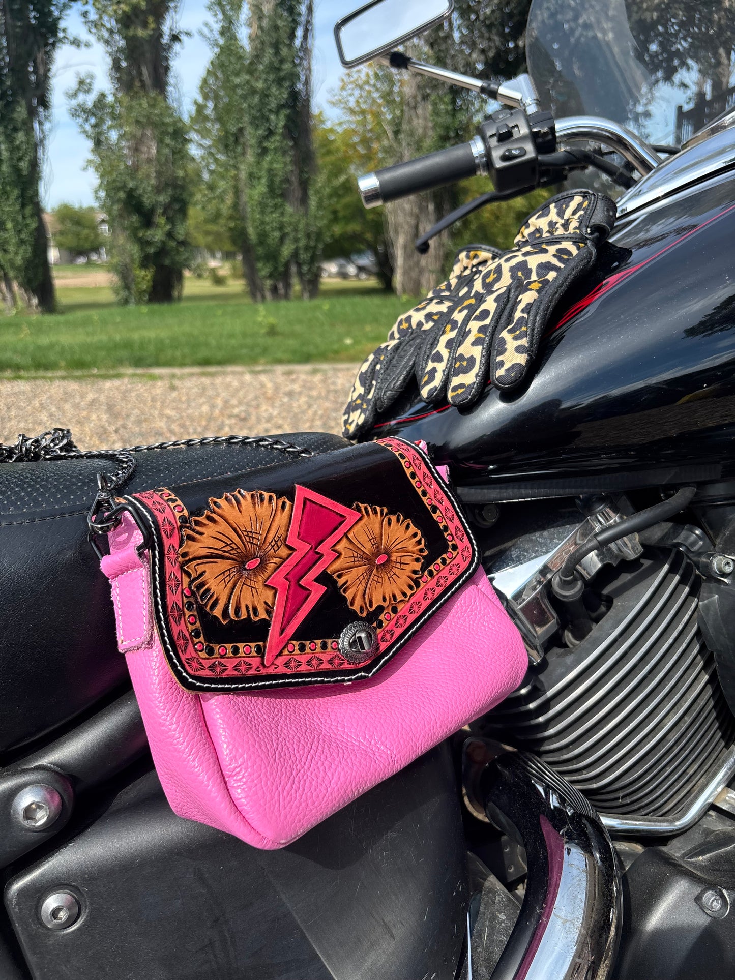 Pink and Black