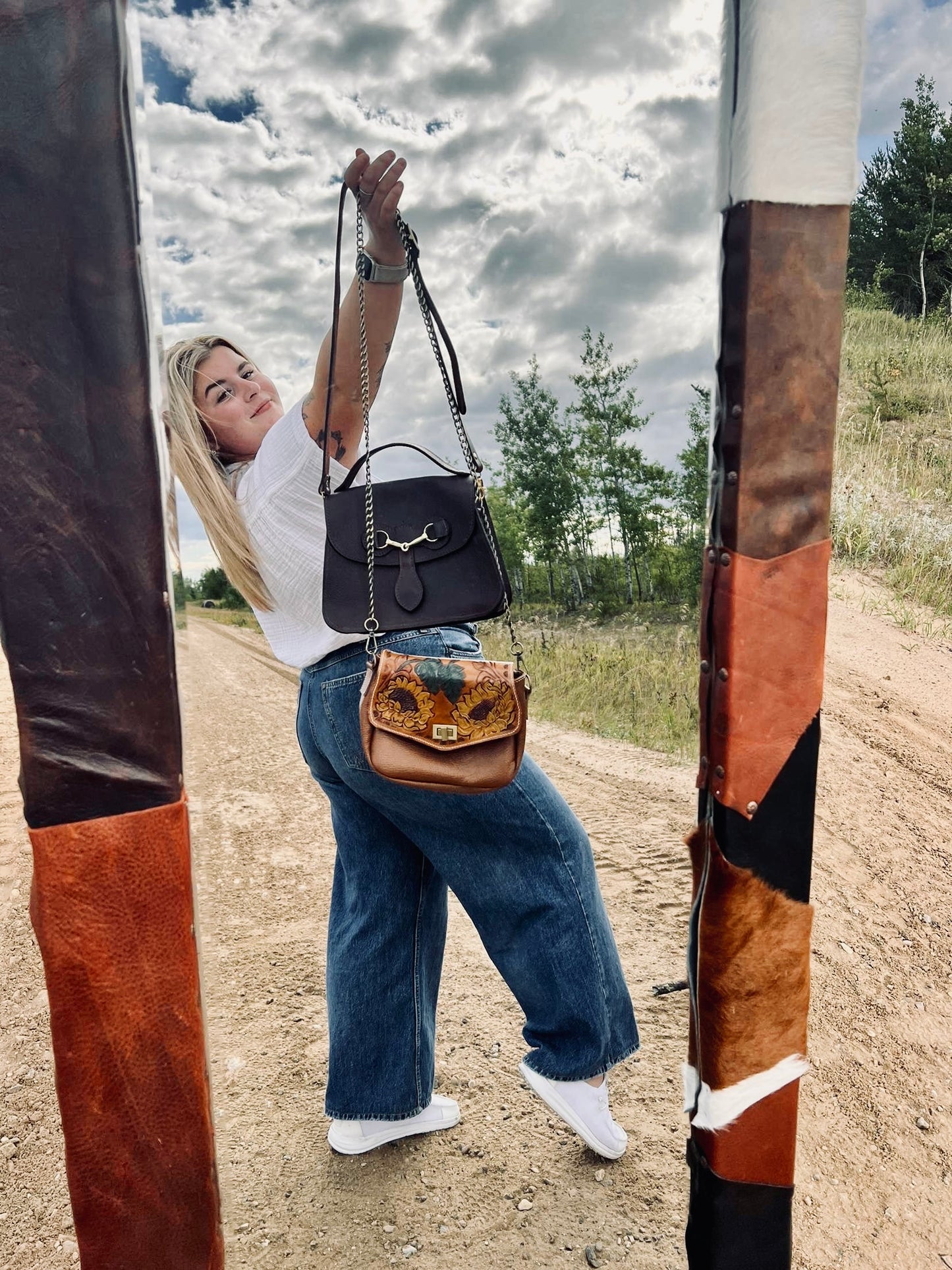 Sunflower purse