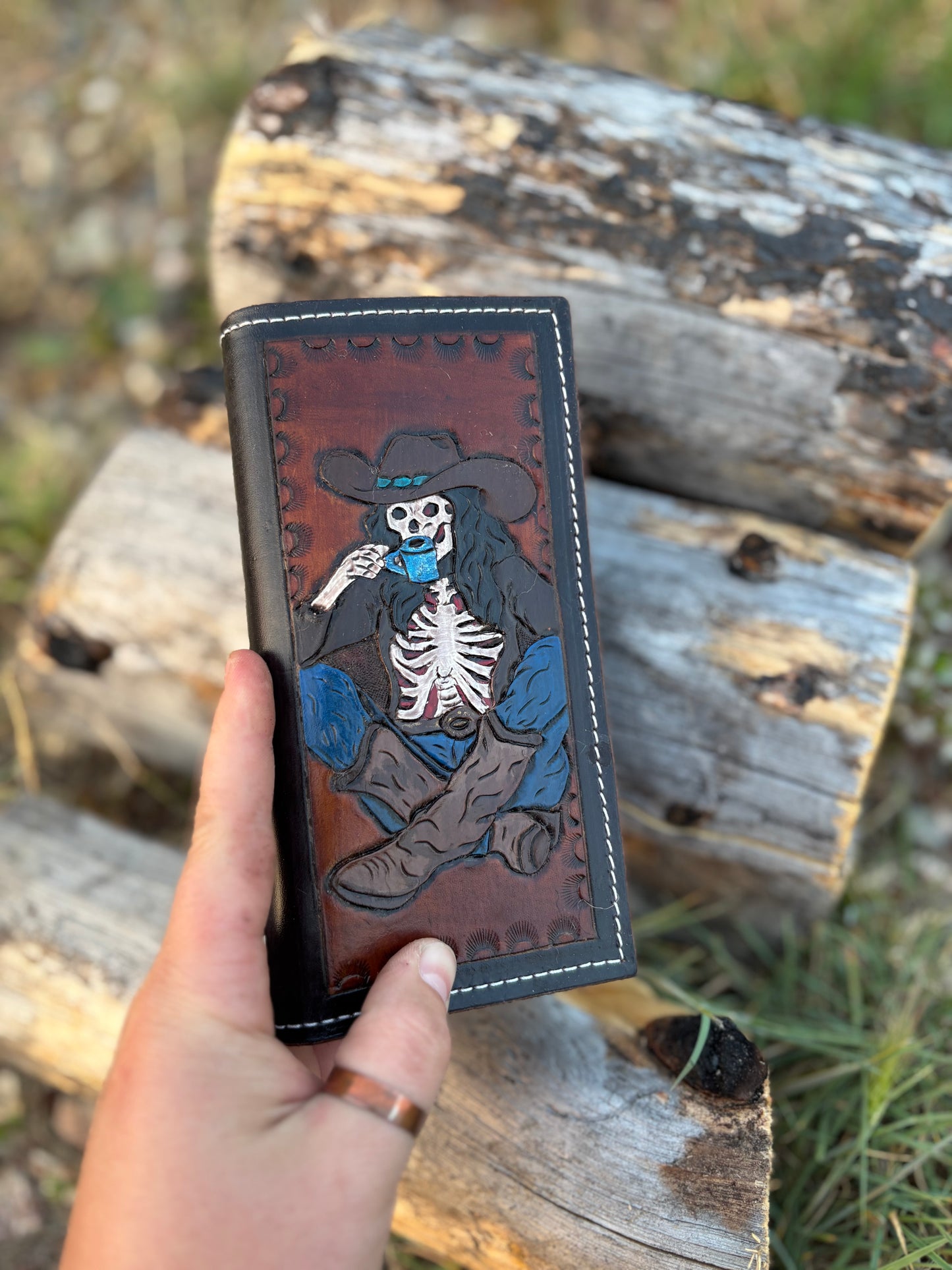 Cowgirl Skeleton Wallet