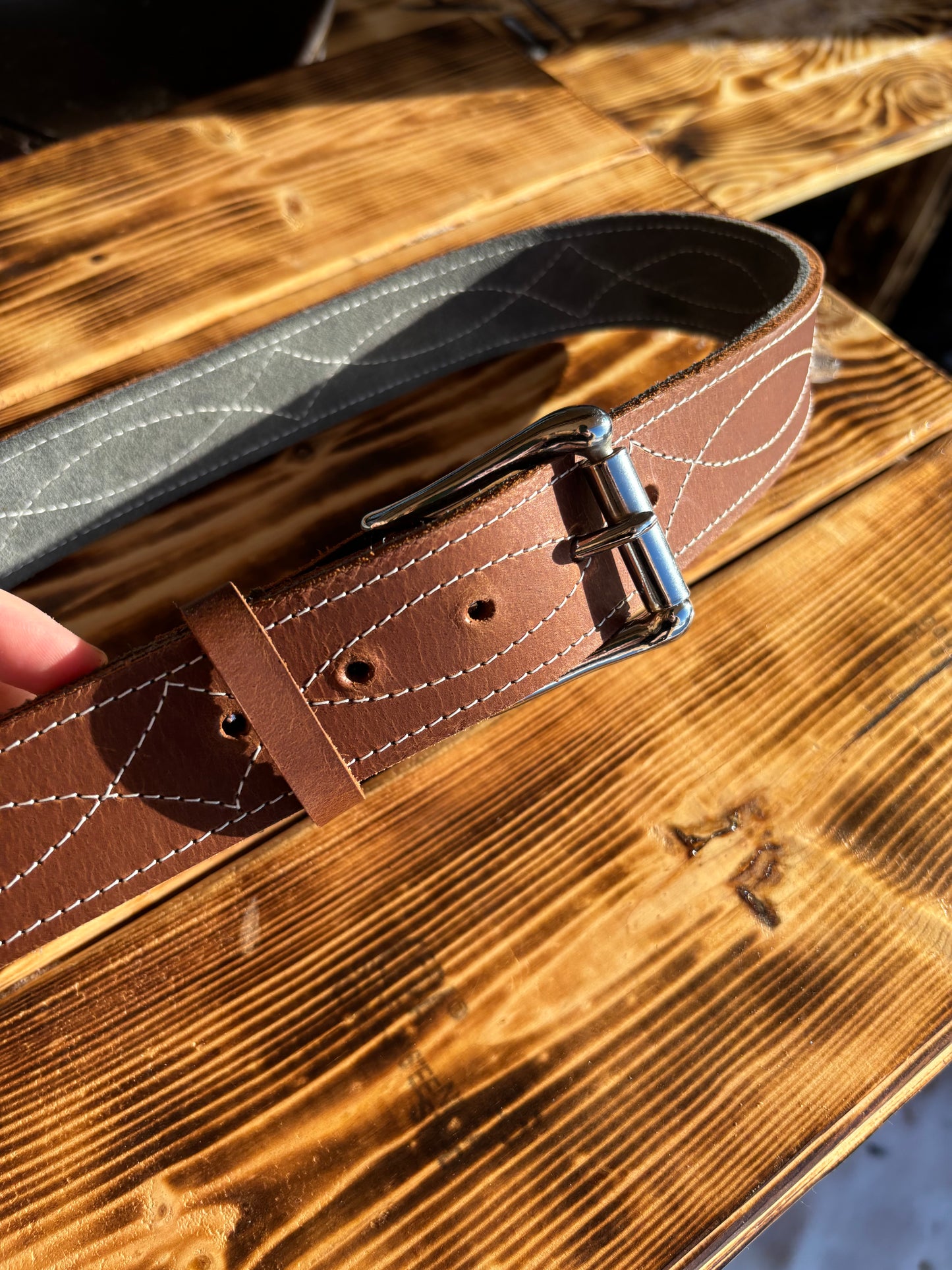 Boot stitch belt