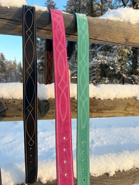 Colour Reversible Boot Stitch Belt