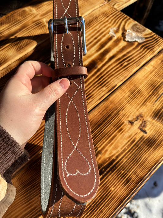 Boot stitch belt