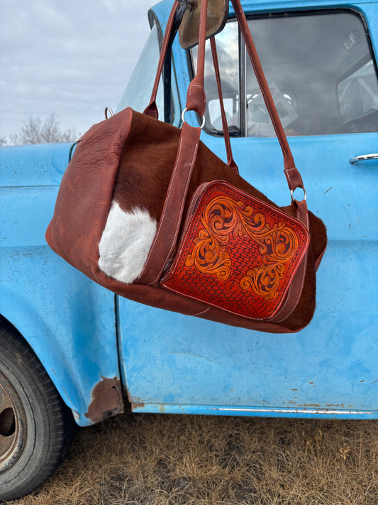 Cowhide leather bag