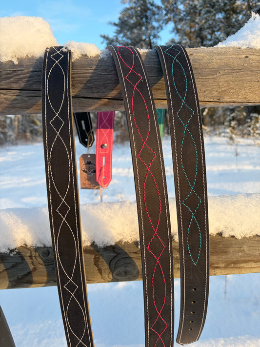 Colour Reversible Boot Stitch Belt