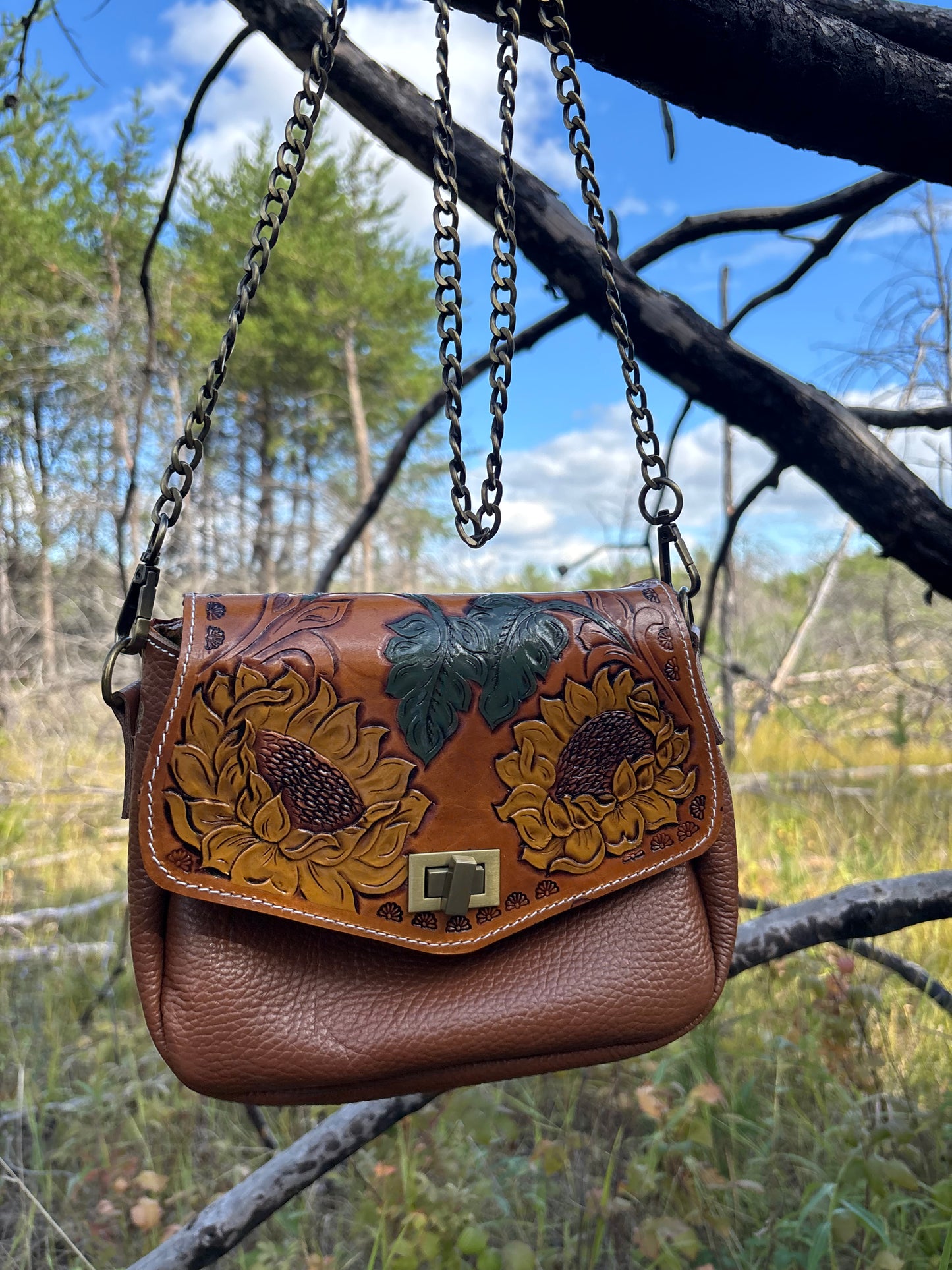 Sunflower purse